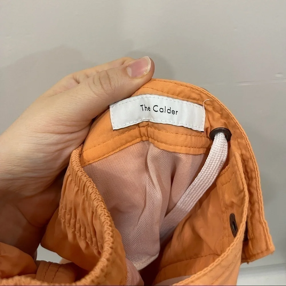 Onia Mens Melon Orange The Calder Swim Trunks Swimsuit Shorts Size Small